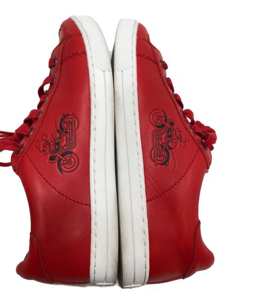 COACH（コーチ）COACH (コーチ) DISNEY (ディズニー) コラボローカットスニーカー レッド サイズ:23.5ＣＭの古着・服飾アイテム