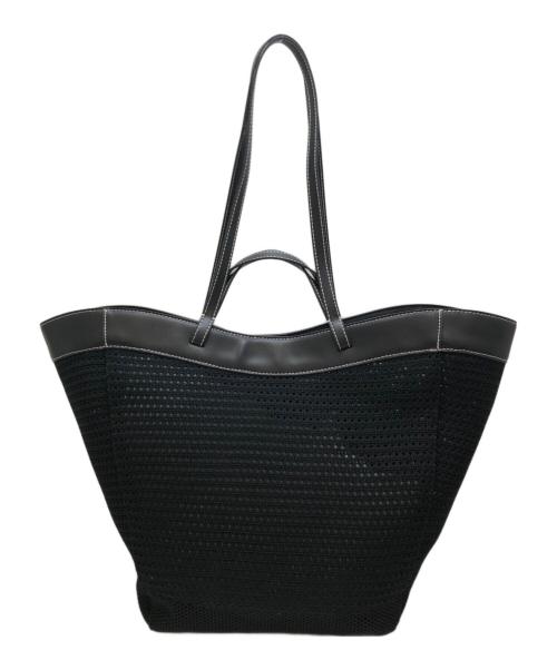 CHARLES & KEITH（チャールズアンドキース）CHARLES & KEITH (チャールズ＆キース) アイダニットトートバッグ ブラックの古着・服飾アイテム