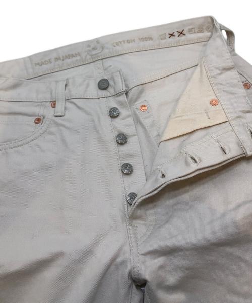 45R（フォーティファイブ・アール）45R (フォーティーファイブアール) 13オンスの空比古比女 ホワイト サイズ:30の古着・服飾アイテム