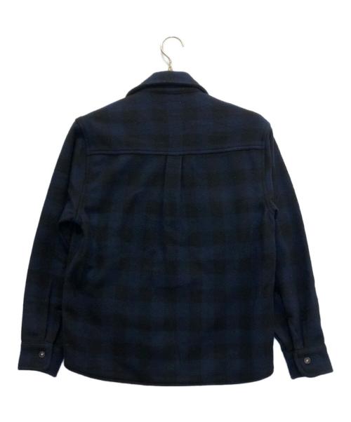 AndFamily（アンドファミリー）AndFamily (アンドファミリー) WOOLRICH (ウールリッチ) レースアップシャツ ネイビー サイズ:Mの古着・服飾アイテム
