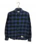 WACKO MARIA（ワコマリア）の古着「ネルチェックシャツ」｜ブルー