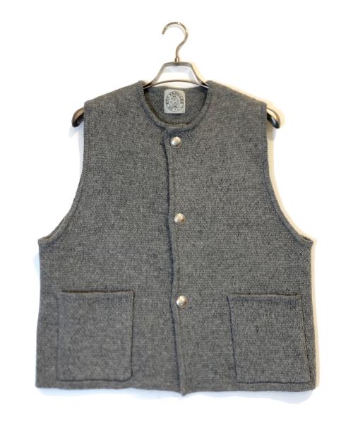 GEO TROWARK（ジオトロワーク）GEO TROWARK (ジオトロワーク) SARO (サロ) ニットベスト グレー サイズ:表記なしの古着・服飾アイテム