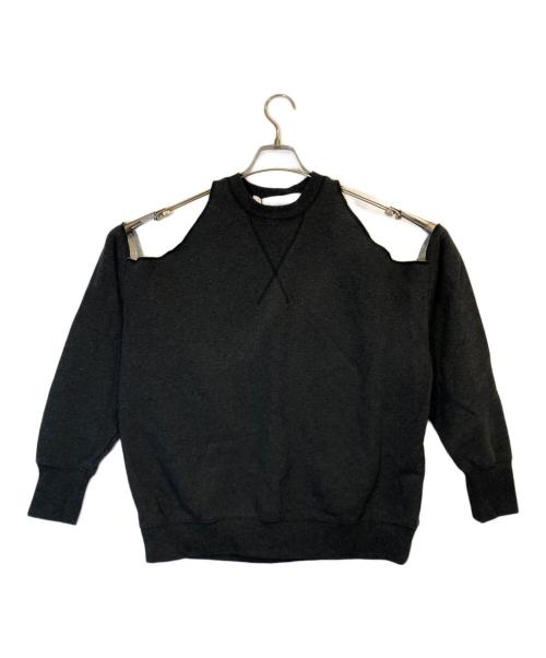 provoke（プロヴォーク）provoke (プロヴォーク) シュルダーカットスウェット グレー サイズ:表記なし 未使用品の古着・服飾アイテム