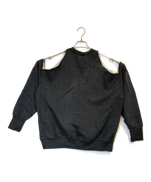 provoke（プロヴォーク）provoke (プロヴォーク) シュルダーカットスウェット グレー サイズ:表記なし 未使用品の古着・服飾アイテム