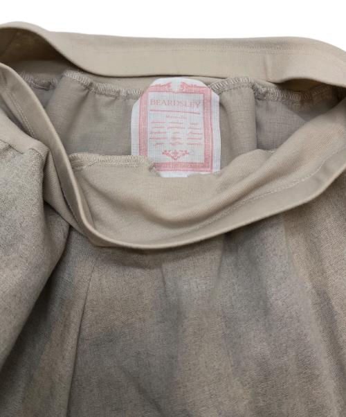 BEARDSLEY（ビアズリー）BEARDSLEY (ビアズリー) ウエスト切替 リネンスカート/ロングスカート ベージュ サイズ:1の古着・服飾アイテム