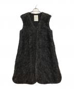 lisetteリゼッタ）の古着「ファーロングジレ」｜グレー