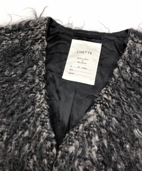 lisette（リゼッタ）Lisette (リゼッタ) ファーロングジレ グレー サイズ:表記なしの古着・服飾アイテム