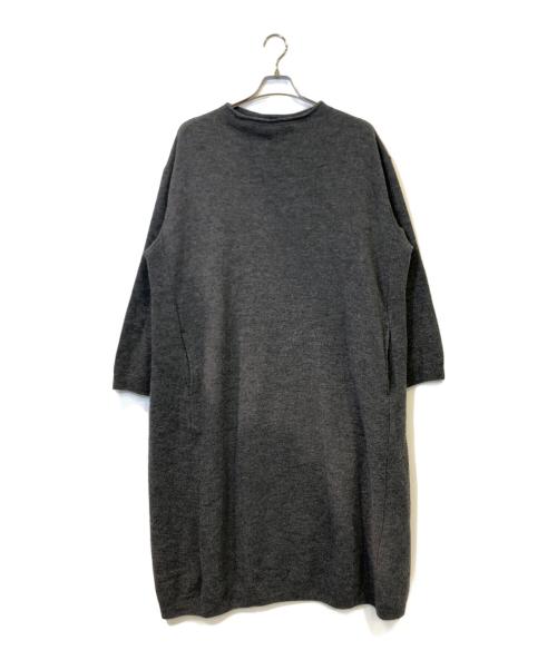 45R（フォーティファイブ・アール）45R (フォーティファイブ・アール) フロート縮絨のドレス グレー サイズ:表記なしの古着・服飾アイテム