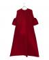 CFCL (シーエフシーエル) POTTERY SHORT BELL SLEEVE FLARE DRESS レッド サイズ:3 未使用品：45000円