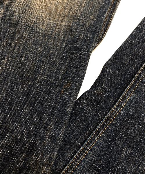 adidas（アディダス）adidas (アディダス) JEREMY SCOTT (ジェレミースコット) ウイングデニムパンツ インディゴ サイズ:27の古着・服飾アイテム