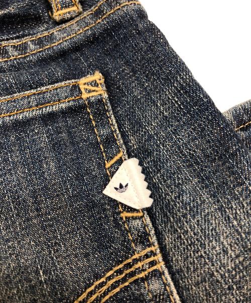 adidas（アディダス）adidas (アディダス) JEREMY SCOTT (ジェレミースコット) ウイングデニムパンツ インディゴ サイズ:27の古着・服飾アイテム