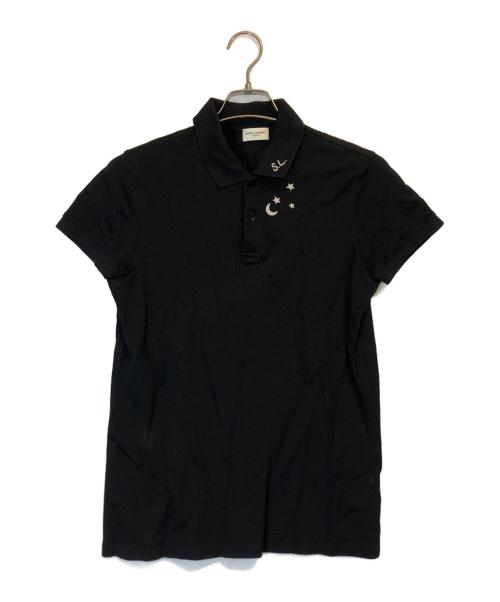 Saint Laurent Paris（サンローランパリ）Saint Laurent Paris (サンローランパリ) ポロシャツ ブラック サイズ:Sの古着・服飾アイテム