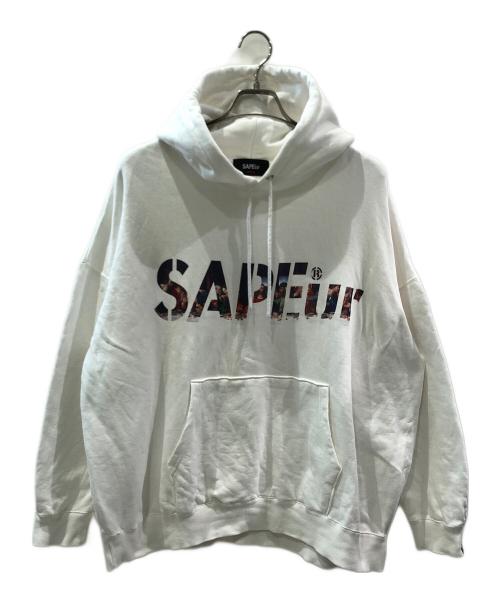SAPEur（サプール）SAPEur (サプール) プルオーバーパーカー/The Last Supper ホワイト サイズ:Lの古着・服飾アイテム