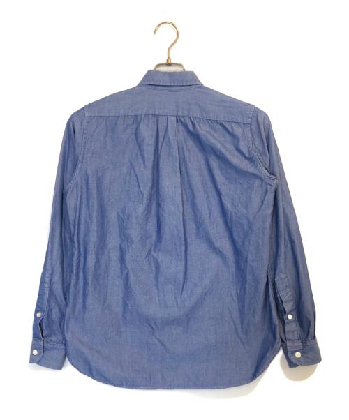 SINME（シンメ）SINME (シンメ) ボタンダウンシャツ ブルー サイズ:Mの古着・服飾アイテム