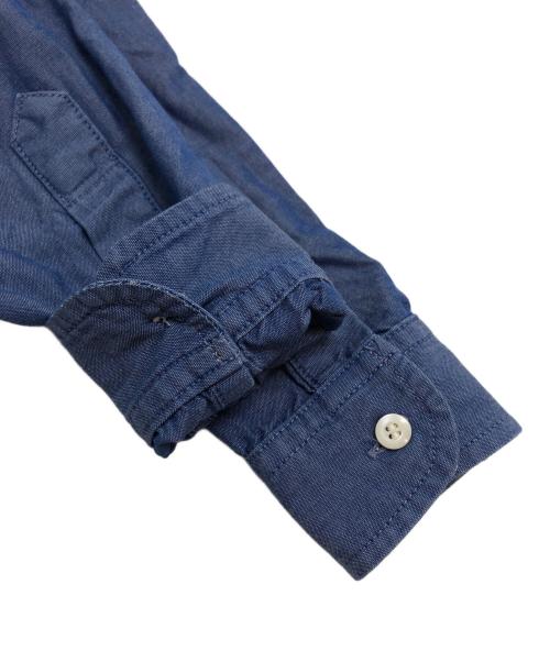 SINME（シンメ）SINME (シンメ) ボタンダウンシャツ ブルー サイズ:Mの古着・服飾アイテム