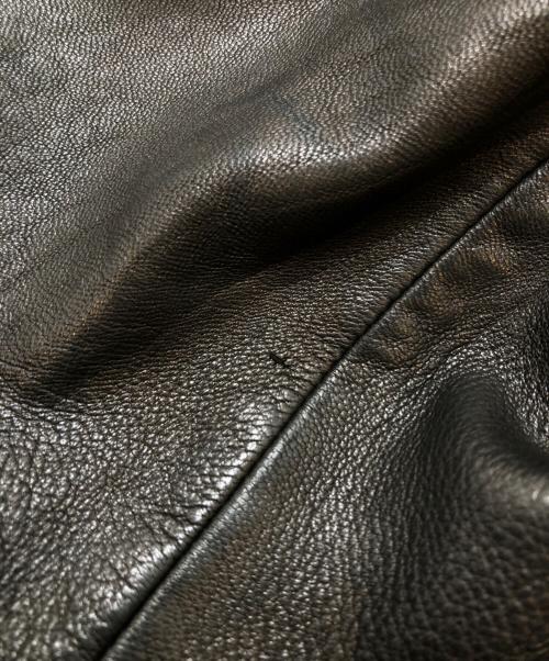 BALMAIN（バルマン）BALMAIN (バルマン) レザーコート ブラウン サイズ:Lの古着・服飾アイテム