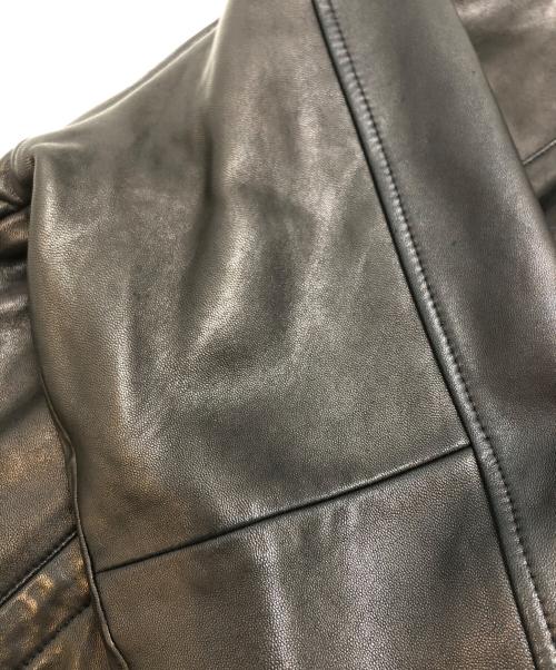 BALMAIN（バルマン）BALMAIN (バルマン) レザーコート ブラウン サイズ:Lの古着・服飾アイテム