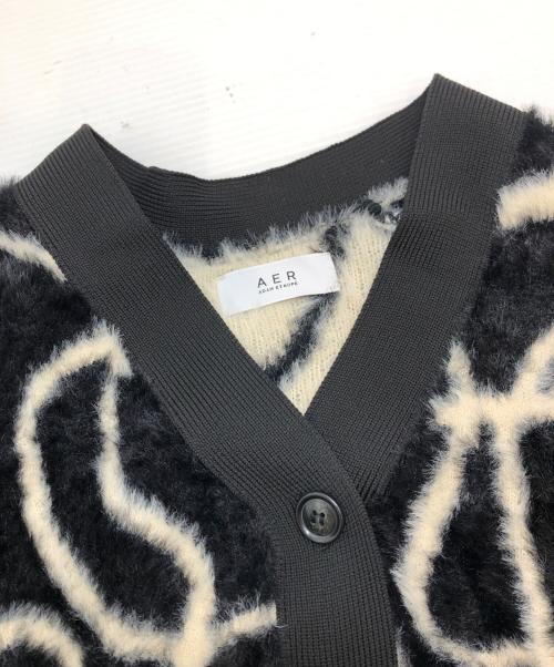 Adam et Rope（アダム エ ロペ）Adam et Rope (アダム エ ロペ) シャギーカーディガン ブラック サイズ:Fの古着・服飾アイテム