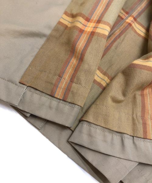 AUBERGE（オーベルジュ）AUBERGE (オーベルジュ) Brilla per il gusto (ブリッラ ペル イルグースト) ステンカラーコート 玉虫色 サイズ:38の古着・服飾アイテム