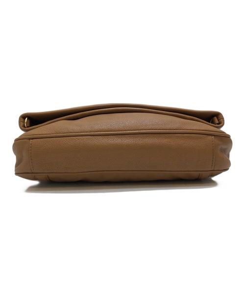 TORY BURCH（トリーバーチ）TORY BURCH (トリーバーチ) ショルダーレザーバッグ ブラウンの古着・服飾アイテム