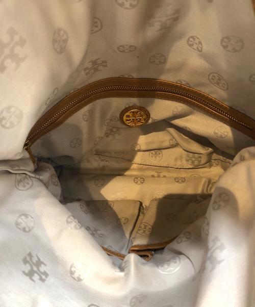 TORY BURCH（トリーバーチ）TORY BURCH (トリーバーチ) ショルダーレザーバッグ ブラウンの古着・服飾アイテム