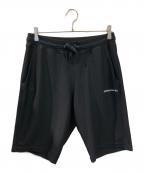 1piu1uguale3ウノピュウノウグァーレトレ）の古着「ハーフメッシュパンツ」｜ブラック