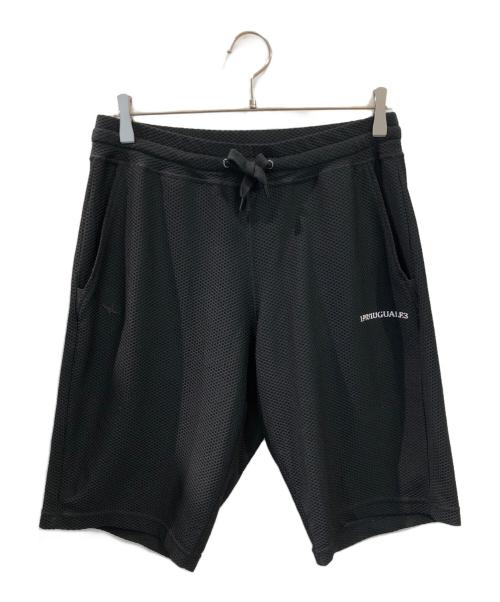 1piu1uguale3（ウノピュウノウグァーレトレ）1piu1uguale3 (ウノピュウノウグァーレトレ) ハーフメッシュパンツ ブラック サイズ:Vの古着・服飾アイテム