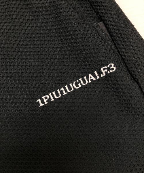 1piu1uguale3（ウノピュウノウグァーレトレ）1piu1uguale3 (ウノピュウノウグァーレトレ) ハーフメッシュパンツ ブラック サイズ:Vの古着・服飾アイテム