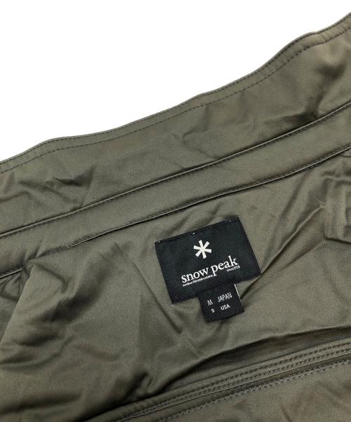 Snow peak（スノーピーク）Snow peak (スノーピーク) 中綿ジャケット カーキ サイズ:Mの古着・服飾アイテム