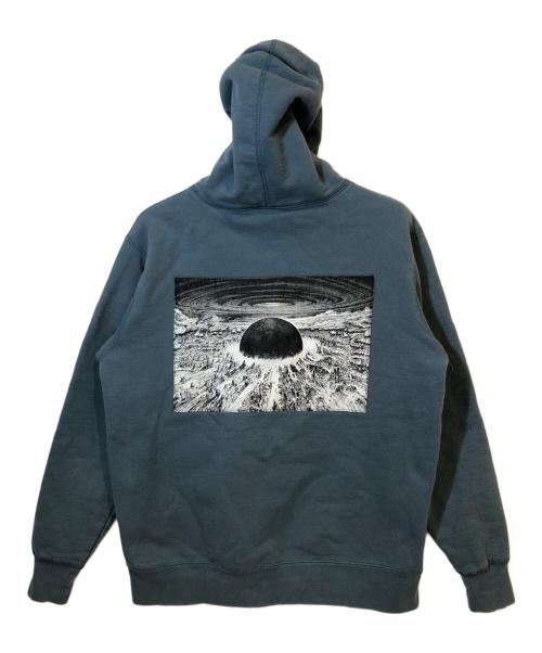 SUPREME（シュプリーム）SUPREME (シュプリーム) akira patches Hooded Sweatshirt ブルー サイズ:Lの古着・服飾アイテム