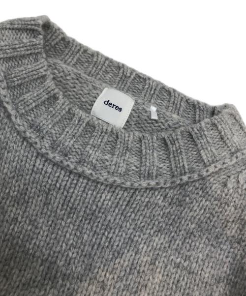 deres（デレス）deres (デレス) ONLY ONE SWEATER グレー サイズ:Freeの古着・服飾アイテム