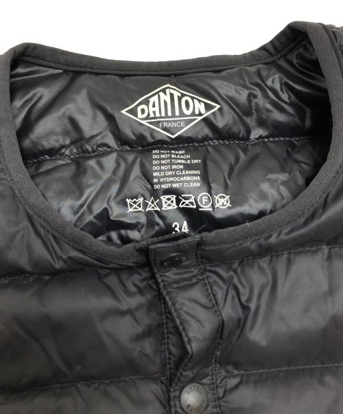 DANTON（ダントン）DANTON (ダントン) クルーネックインナーダウンジャケット ブラック サイズ:34の古着・服飾アイテム