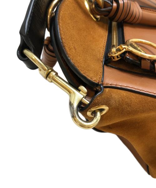 SEE BY CHLOE（シーバイクロエ）SEE BY CHLOE (シーバイクロエ) レザー2WAYバッグ ブラウンの古着・服飾アイテム