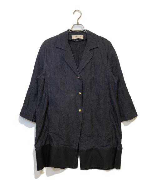 MARNI（マルニ）MARNI (マルニ) コート ネイビー サイズ:38の古着・服飾アイテム