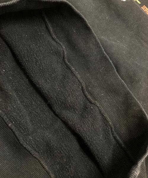 stussy（ステューシー）stussy (ステューシー) city banners crew/プリント ロゴ スウェット ブラック サイズ:Sの古着・服飾アイテム