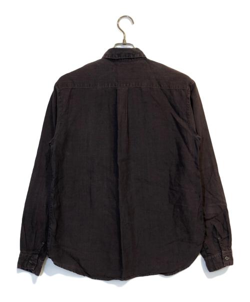 nestrobe confect（ネストローブ コンフェクト）nestrobe confect (ネストローブ コンフェクト) リネンシャツ ブラウン サイズ:3の古着・服飾アイテム