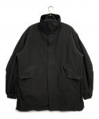 ATONエイトン）の古着「AIR WEATHER SHORT MODS COAT/」｜ブラック