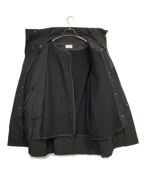ATON（エイトン）ATON (エイトン) AIR WEATHER SHORT MODS COAT/ ブラック サイズ:04の古着・服飾アイテム