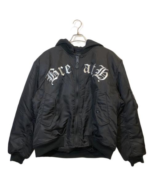 BREATH（ブレス）BREATH (ブレス) F.M.C.D (エフ エム シー ディー) 3WAY OLD ENGLISH LOGO BOMBER JACKET ブラック サイズ:M 未使用品の古着・服飾アイテム