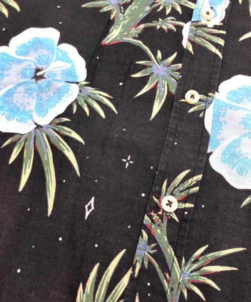 HUF（ハフ）HUF (ハフ) 総柄シャツ ブラック サイズ:Mの古着・服飾アイテム