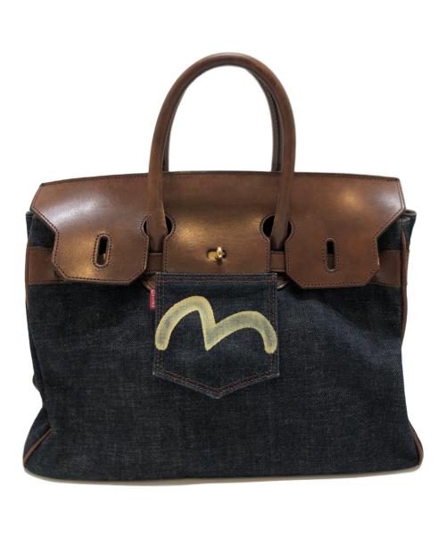 EVISU（エヴィス）EVISU (エヴィス) デニムバッグ インディゴ サイズ:表記なしの古着・服飾アイテム