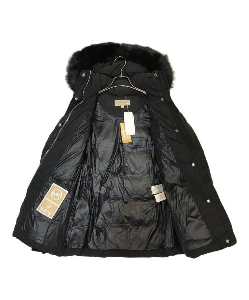 MICHAEL MICHAEL KORS（マイケル マイケルコース）MICHAEL MICHAEL KORS (マイケル マイケルコース) ベルテッド中綿ジャケット ブラック サイズ:XSの古着・服飾アイテム