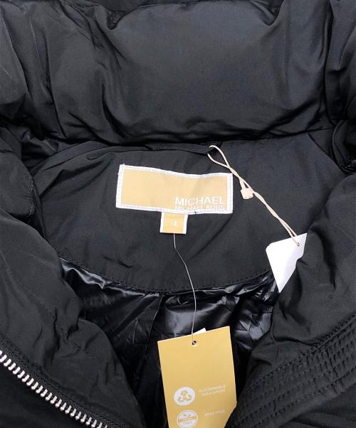 MICHAEL MICHAEL KORS（マイケル マイケルコース）MICHAEL MICHAEL KORS (マイケル マイケルコース) ベルテッド中綿ジャケット ブラック サイズ:XSの古着・服飾アイテム
