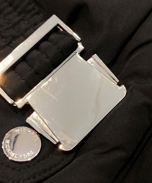 MICHAEL MICHAEL KORS（マイケル マイケルコース）MICHAEL MICHAEL KORS (マイケル マイケルコース) ベルテッド中綿ジャケット ブラック サイズ:XSの古着・服飾アイテム