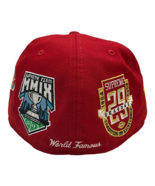 SUPREME（シュプリーム）SUPREME (シュプリーム) New Era (ニューエラ) CHAMPIONSHIP BOX LOGO/ロゴキャップ レッド サイズ:7 3/8 /58.7cmの古着・服飾アイテム