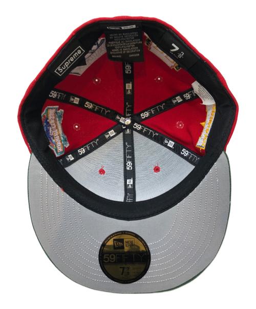 SUPREME（シュプリーム）SUPREME (シュプリーム) New Era (ニューエラ) CHAMPIONSHIP BOX LOGO/ロゴキャップ レッド サイズ:7 3/8 /58.7cmの古着・服飾アイテム
