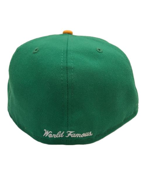 SUPREME（シュプリーム）SUPREME (シュプリーム) New Era (ニューエラ) 2-TONE BOX LOGO/ロゴキャップ グリーン サイズ:7 3/8 /58.7cmの古着・服飾アイテム
