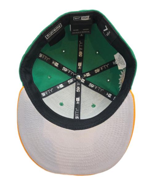 SUPREME（シュプリーム）SUPREME (シュプリーム) New Era (ニューエラ) 2-TONE BOX LOGO/ロゴキャップ グリーン サイズ:7 3/8 /58.7cmの古着・服飾アイテム