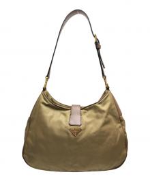 PRADA（プラダ）の古着「ホーボーハンドバッグ」｜ブラウン