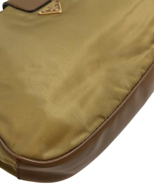 PRADA（プラダ）PRADA (プラダ) ホーボーハンドバッグ ブラウン サイズ:表記なしの古着・服飾アイテム